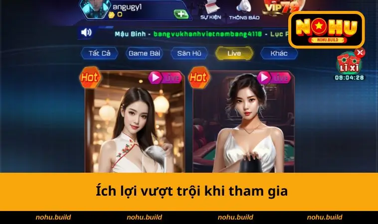 Ích lợi vượt trội khi tham gia