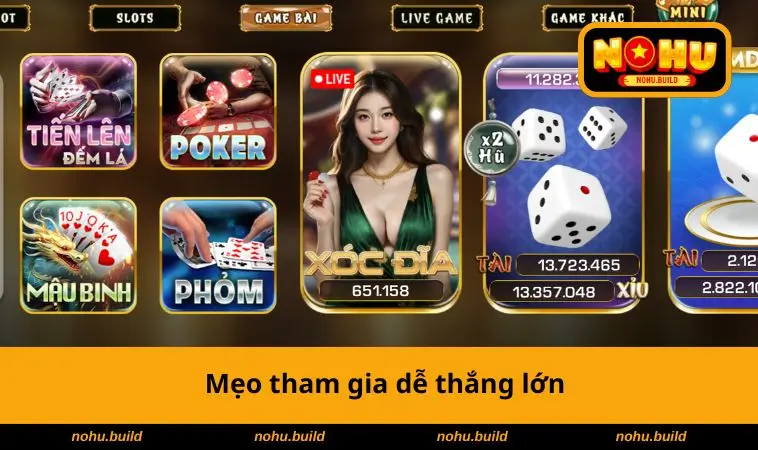 Mẹo tham gia dễ thắng lớn